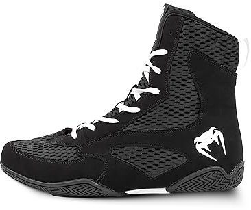 Venum Unisex's Contender Boxing Shoes, Black White, Womens 8
