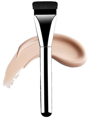 Ksvsonrvi Foundation Pinsel, super dünne Klinge Make-up Pinsel mit weichen synthetischen Borsten