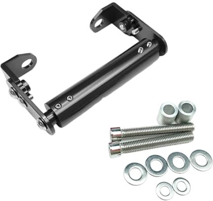 Ronyme Support de Navigation pour, Extension de Guidon avec matériel de Montage, Adaptateur de Montage pour Msx125, Noir