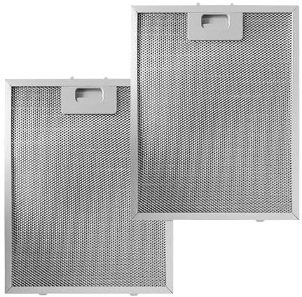 Filtro per cappa da cucina,filtri in alluminio per cappe da cucina, filtro antigrasso in metallo, a 5 strati, in rete di alluminio, per cappa aspirante da cucina 2 pezzi