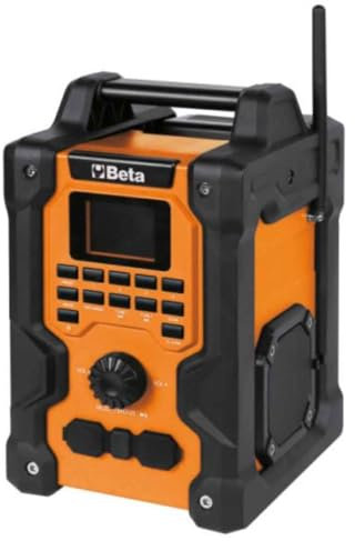 Beta 1989RCB – 20V Baustellenradio, DAB/FM Digitalradio, Bluetooth 5.3, IP54, 16W Stereo-Lautsprecher, Batterie oder Kabelstrom