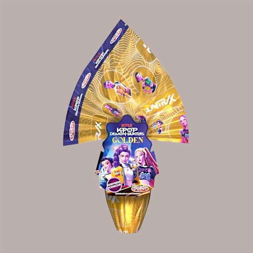Uovo Cioccolato al Latte Finissimo K-POP Demon Hunters con Sorpresa 220 gr Lucgel
