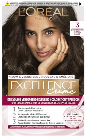 L'Oréal Paris Excellence Creme 3 - Dunkelbraun - Permanente Färbung