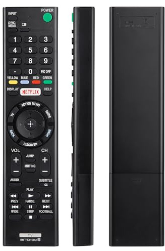 Universal for Sony TV Remote Control Replacement Compatible with Sony Bravia Smart LCD LED HD TVs RMT-TX100U