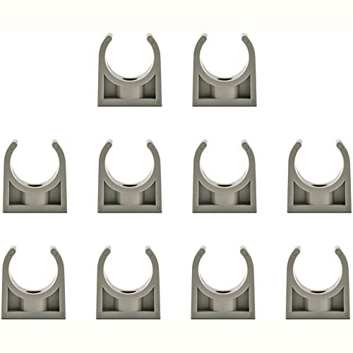 10 Stück 20mm DN15 Rohrschelle Klemmschelle, PPR U Förmige Wasserversorgung Rohrclip Rohrschellen Wasserrohr Feste Clips aus Kunststoff