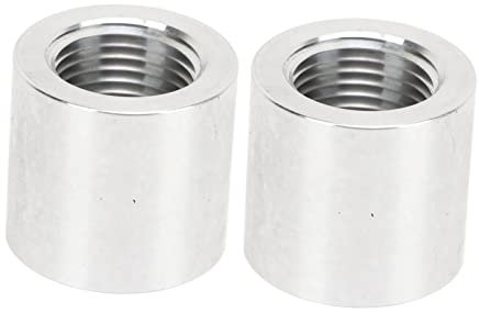 Raccordo a Saldare con Filettatura in Alluminio, Filettatura BSP 1/2 Pollice in Alluminio Femmina Saldato su Raccordo per Tubo Adatto per Serbatoio a Carter Secco