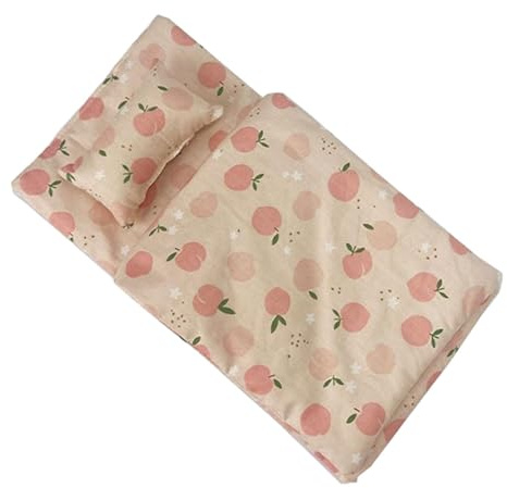 Puppenbettwäsche Accessoires Gehören 1 Matratze, 1 Steppdecke Und 2 Kissen. Geschenke Zum Valentinstag, Rosa