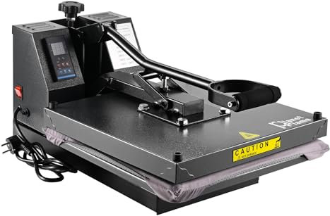 PlanetFlame Heißpresse 38X38CM Wärmepresse Digitale Sublimation Maschine Heißpresse für Männer T-Shirts Canvas-Tasche Damen T-Shirt Hitzepresse Transferpresse (schwarze)