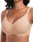Ganado Reggiseno Senza Ferretto Donna Reggiseni Senza Cuciture Reggiseno Push Up Imbottito Comodo, S, Beige-BR3