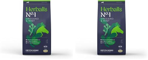 Hilton Herbs Natural Horse Treats - No Added Sugar, Molasses-Free, Healthy (Pack of 2)