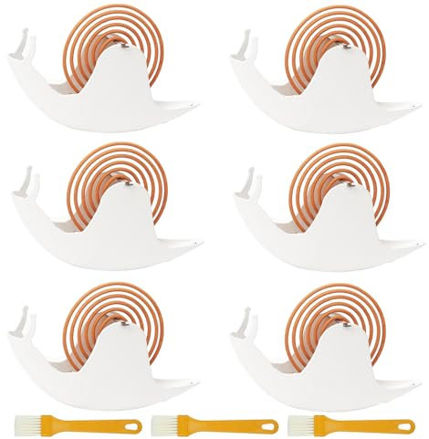 Supporto creativo a spirale per zanzara, 6 spazzole portabobine, porta zanzare