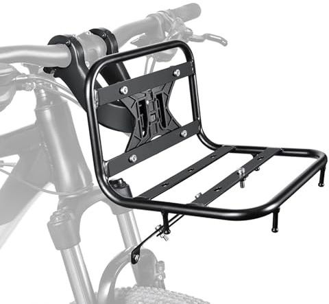 Portaequipajes Delantero para Bicicleta Soporte De Carga Resistente Y
