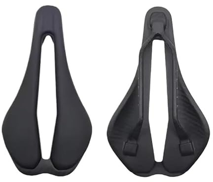 Wtukmo Riding Trail Carbon Bicycle Saddle - Hollow Design for Comfortable & Breathable Experience, Versatile Seat for Road Bike & MTB Cycling Saddles
