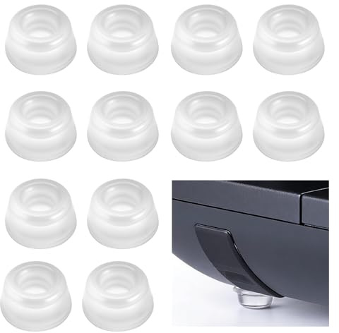 20 st självhäftande gummistopp transparent 22 mm gummifötter bumpers elastiska dämpare transparenta klisterfötter silikonpads för skåp möbler