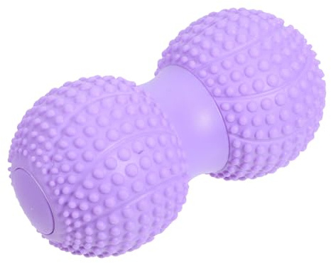 Anneome Peanut Massage Ball Double Fascia Foot Massage Tool Lavender Deep Tissue Muscle Relaxer for Back Neck Feet Plantar Fascia Therapy