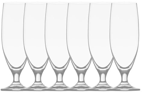 ich-zapfe.de Bicchieri Birra, Calici Birra, Bicchiere Tulipano Set di 6, Imperial - 0,5 Litri