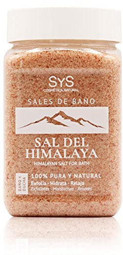 Sale da bagno rosa dell'Himalaya 400gr. Sali da bagno marini naturali al 100%. Non raffinato. Senza conservanti. Rilassanti per il bagno…
