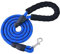 LZ.MZXU Rope Dog Lead - 1.5m Reflective Leash with Comfortable Handle for Puppies to Large Dogs, Blue