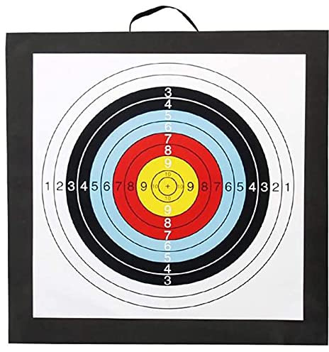Archery Target - High Density EVA Foam Lightweight Self Healing Board for Backyard Shooting Practice - for Arrow, Cross Bow, Compound - Multicolour