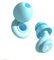 Bouchons d’oreille, Boule Quies Silicone Réutilisable, Anti Bruit Bouchon Oreille super douce pour le sommeil, Travail, Voyage, Protection Auditive, Concert, Avion, Moto, Fêtes - SNR 24dB (Bleu)