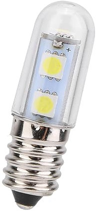 Garosa Lampadina LED E14 1,5W, Angolo 360 Gradi, Per Frigorifero e Macchina da Cucire, Risparmio Energetico, Luce Bianca Naturale (220V)