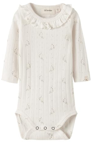 Lil' atelier baby dam Nbfrachello Ria Ls Slim Body Lil, Coconut milk, Numeric_56, Kokosnötmjölk, numeric_56