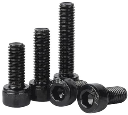 ZHUNTE 304 Stainless Steel Hexagon Socket Cheese Head Screws, 50 Pcs Barrel Cap Head Screws(M3x 5mm)