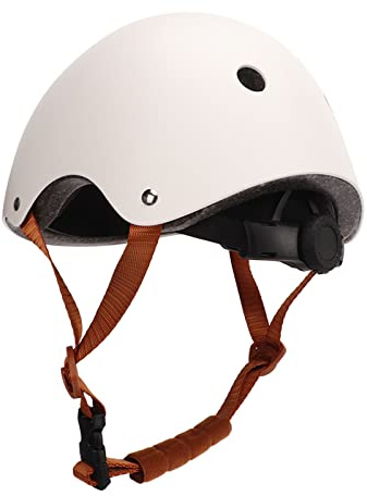 Phefop Casco para Niños, Carcasa de ABS con Correa de Barbilla Ajustable y Forro de EPS, Casco Seguro para Patinaje sobre Hielo y Patinaje sobre Ruedas para Niños (L)