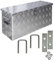 Trucky Truckbox Box Werkzeugkiste Anhängerbox Alubox Deichselbox Aluminium inkl. Montagesatz D055