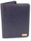 Catwalk Collection Handbags - Damen A4 Leder Notizbuchtasche - Konferenzmappe mit Reißverschluss - Für Tablet und Notizbuch - CHLOE - Blau