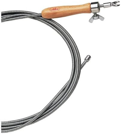 Rohrreinigungswelle L.10m Wellen-D.7mm Krallen-D.20mm doppellag.CABERE