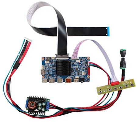 VSDISPLAY USB DP Controller Board für 55 Zoll DV550QUM-N10 3840 × 2160 4K V-by-One 51-poliger LCD-Monitor, 12 V