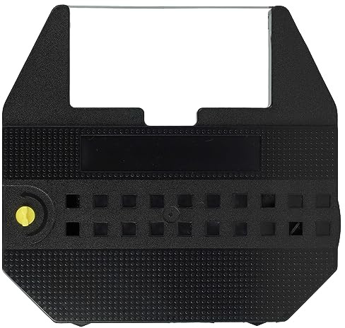 vhbw Cinta de color de escritura compatible con Olivetti ET Compact 65 | 66, 90, 95 máquina de escribir - negro