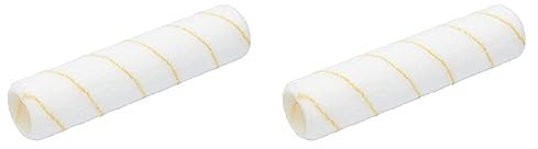 ProDec Advance ARRE006 9 x 1.5 Short Pile Microfibre Trade Professional Woven Paint Roller for Emulsion, Gloss, Satin, Undercoat, Primer, Woodstain and Varnish on Interior Walls, Ceilings, Pack of 2