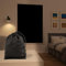 Sun Zero Lights Out Panneau de Rideau Portable à Ventouse, 100% occultant, 127 x 198,1 cm, Noir