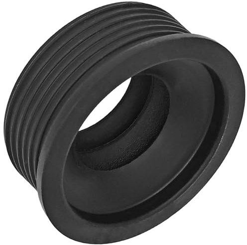 Siphon Gummi Manschette Innen Ø 48-54 mm | Außen Ø 60 mm | HT Fittings für Abfluß Rohr Wasch Becken Spül Tisch Sifon Dichtung Abwasser Wand Rosette Ablauf