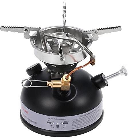 Jemora Tragbarer Outdoor-Camping-Mini-Benzinkocher, flüssiger Brennstoff, Diesel, Ölkocher