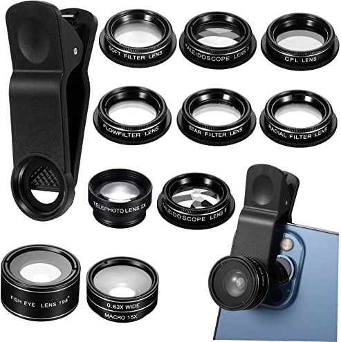 CANIGHT Handyobjektiv-Set Mit Weitwinkel Und Makroobjektiv Multifunktionsobjektiv Für Kamera