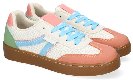 Zapatilla Deportiva de Mujer Casual, Diseno Moderno y Elegante Que Combina, Ideales para el Dia a Dia con Cierre de Cordoneras.