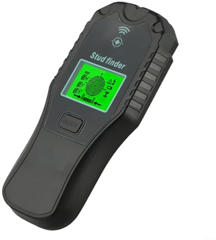 HOHOVYVY Kabelfinder Leitungsfinder,Leitungssucher,Multifunktionaler Wanddetektor Metalle & Kabel Hinter Wänden Leicht Lokalisieren 18,5X7,9X2,25CM(black)