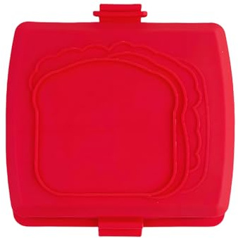 Travel Sandwich Maker - tostapane a microonde portatile, Press Non Stick Piatti | Lavastoviglie di lunga durata per la lavastoviglie e alimentare snack per la colazione rapida per il dormitorio