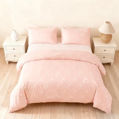 MANEMI Funda nordica 150x220cm, Funda nordica Cama 90, Juegos de nordicas con Funda de cojin 50x75cm, 100% Poliester, Funda con Cremallera, sueva y Transpirable