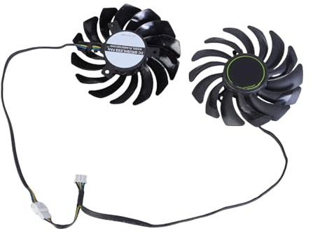 2 PLD09210B12HH Ventola Della Scheda Video Radiatori Raffreddamento Grafica Sostituzione Per Ventola Raffreddamento GPU GTX1660S