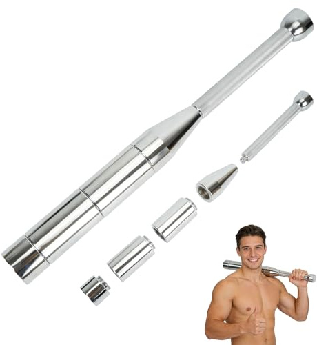 uyoyous 6 in 1 Adjustable Indian Clubbell 3-8kg Steel Dumbbells for Strength Training Forearms Shoulders Training Works