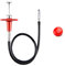 JJC 40CM Red Mechanische Sperren Kamera Fernauslöser Kabel mit Rotem Konkave Oberflächen Weichem Freigabeknopf Satz