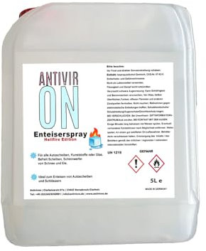 5L Halloween Edition -35° Scheibenenteiser-Entfroster Enteiserspray Scheibenfrei Scheibenentfroster, Antifrost, Scheibenfrostschutz