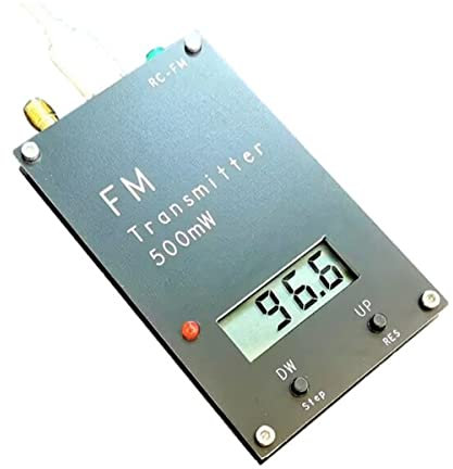 Yuattory Sändare 2000M Digital Display 500MW Esteo 76-108M Radio FM-sändare