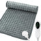 Uplayteck Coussin Chauffant 30x60cm, Coussin Chauffant Électrique avec 10 Niveaux de Température et 3 Minuterie pour Cervicales Épaules Abdomen, Chauffage Rapide, Lavable en Machine, Gris