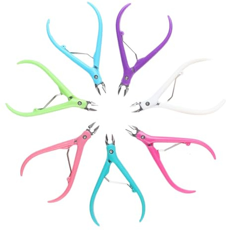 Healeved 3 pinzas para cutículas, cortaúñas, manicura, cortador de cutículas para uñas