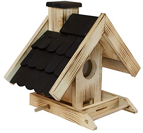 Windhager Mangeoire Villa - Silo à Nourriture pour Oiseaux, Poulailler, Distributeur de Nourriture, 06915
